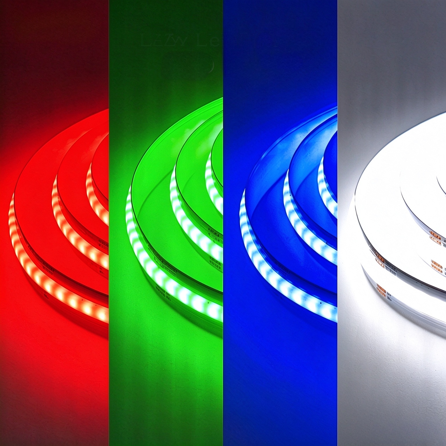 RGBW red, green, blue and white light output